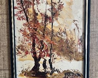 Morris Katz oil 1979