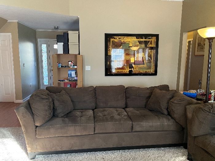 Nice comfy sofa - great for watching your favorite show. 