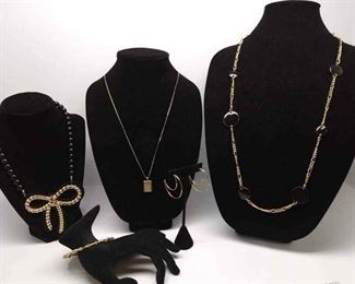 3 Necklaces, Bracelet Earrings