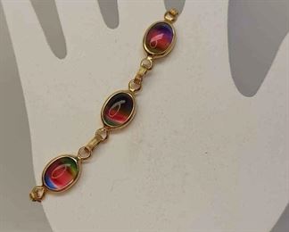 Vintage 1964 Sarah Coventry Harmony Rainbow Bracelet