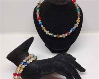 Vintage Necklace Bracelet Set