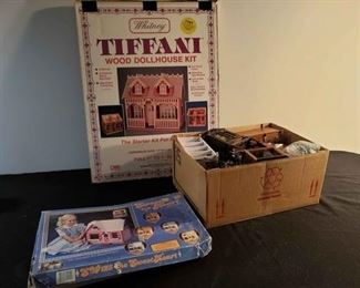 Tiffani wood dollhouse kit
