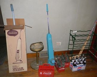NEW 60'S VACUUM /  some coke items -more in the basement