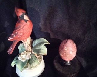 Vintage Red Cardinal Porcelain By J. Byron Royal Crown
