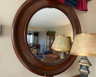  Ethan Allen Home Interiors, Sutton round wall mirror (new price was $699 with original receipt in hand) 40"