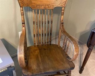 $ 85.00 - Antique Rocking Chair