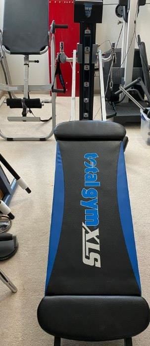 TOTAL GYM  XLS  with CYCLE TRAINER - Men/Women Universal Total Body Training, foldable home gym (new price was $1400 )