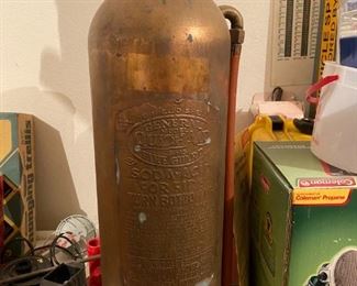 Brass Fire Extinguisher - Torpedo Shell - TS 15 - General Model Quick Aid