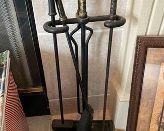 $ 25.00 - Fireplace Tools and Stand