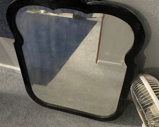 Vintage Wall Mirror, Heavy, (about 22" x 26")