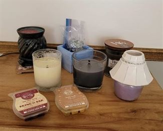 Candles, Scentsy Warmer and Waxes