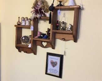 What not shelf, angels