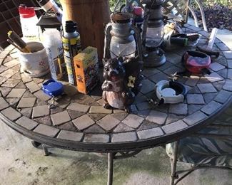 Patio table with 4 chairs
