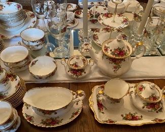 Royal Albert "Old Country Roses" china and accessories