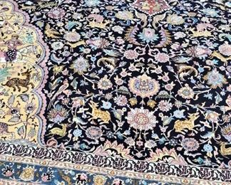 30 meter ( 15ft x 22ft Approx. ) custom made Persian Tabriz Rug by master Taghipoor , 60 raj , Manchester Wool & Silk , Please Serious buyers only , Price $ 65,000  OBO , 1950's Circa ,  