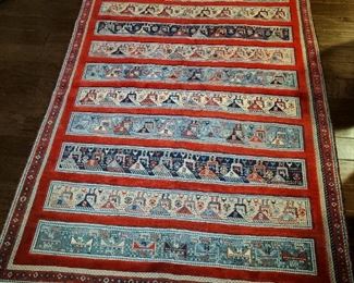 Persian Hand knotted Persian Sirjan Rug/Gilim , 7ft x 5ft. 
