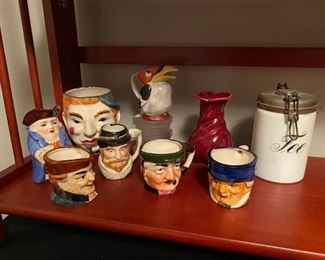 Vintage mugs and pitchers