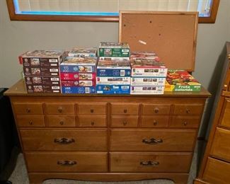 Puzzles for days! and more bedroom furniture