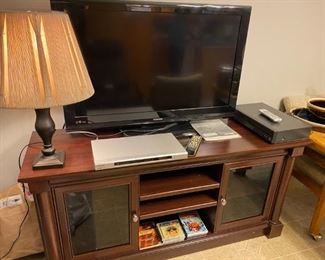 Entertainment center,DVD player...TV is NOT for sale