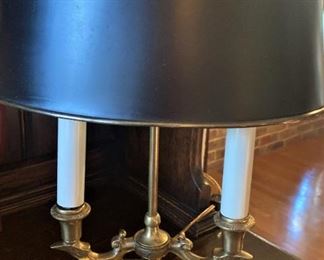 Small vintage brass lamp