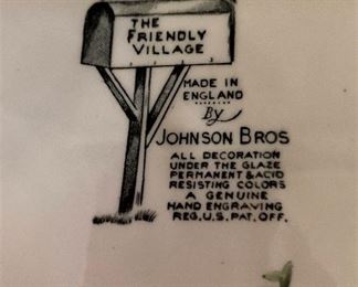 Johnson Brothers "The Friendly Village" - made in England
