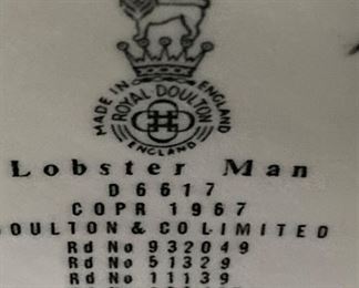 Lobster Man by Royal Doulton - 1967