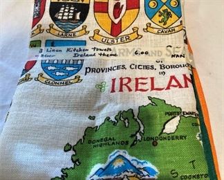Linen tea towel from Ireland