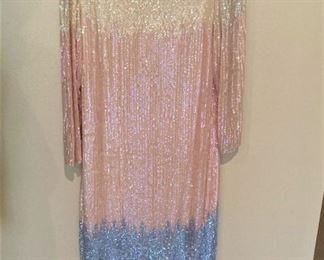 Shimmering evening wear