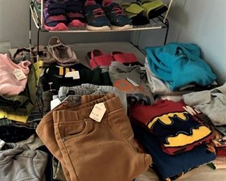 Consigned clothes  for little boys