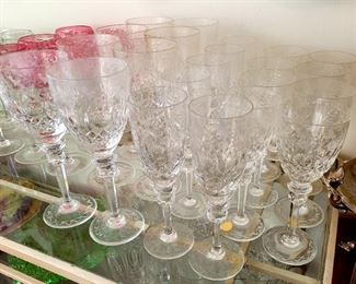 Wheel cut goblets