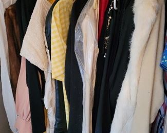 Nice selection of vintage women's clothing!