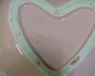 Pink & White Polka Dot Dish Set