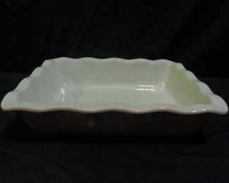 Set of 5 Pink Garden Ridge Baking Dishes