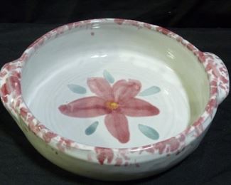 Pottery Pie Dish & Redware Casserole Dish