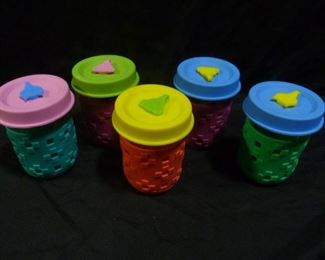 5 Mason Jars with Jar Jackets & EcoWave Lids