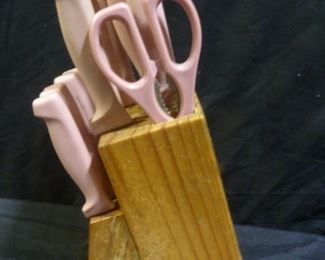 St. Croix Cutlery, Knife Block & 16 pc. Utensils