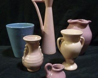 Pink Pottery Lot