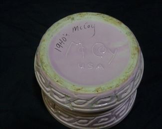 Pink McCoy Pottery Lot