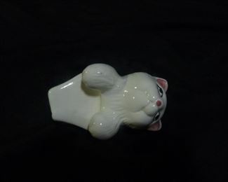 Vintage Homco #1147 White Persian Maine Coon Cat