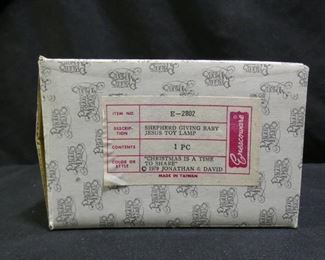 Precious Moments Shepherd Giving Baby Jesus Toy