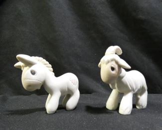Precious Moments Donkey & Goat Nativity Extra's