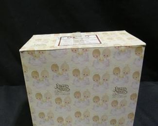 Precious Moments Angel With Trumpet & Bird