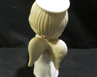 Precious Moments Angel With Trumpet & Bird