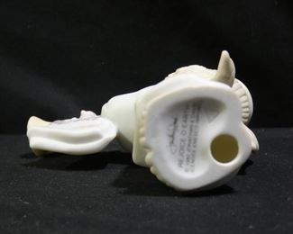 Precious Moments Angel With Trumpet & Bird