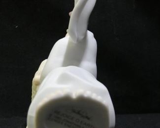 Precious Moments Angel With Trumpet & Bird