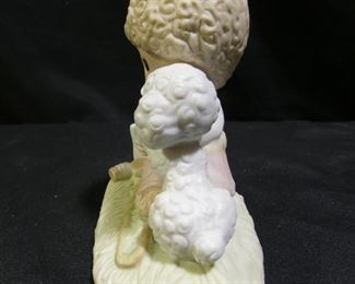 Precious Moments Boy Helping Lamb