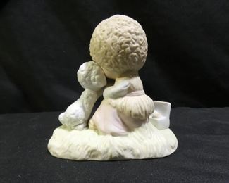 Precious Moments Boy Helping Lamb