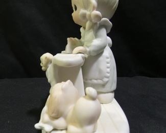 Precious Moments Girl Ironing Clothes