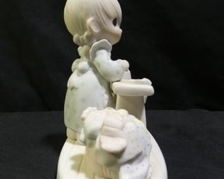 Precious Moments Girl Ironing Clothes