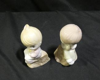 Precious Moments Girl & Boy Salt & Pepper Shakers